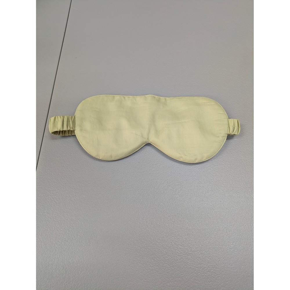Minimalist Sleep Eye Mask Unisex OS Sage Green Silk Like Elastic Strap